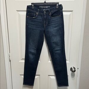 American Eagle Outfitters Dark Blue Skinny Jeans